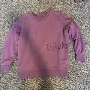lululemon athletica Purple Sweatshirt